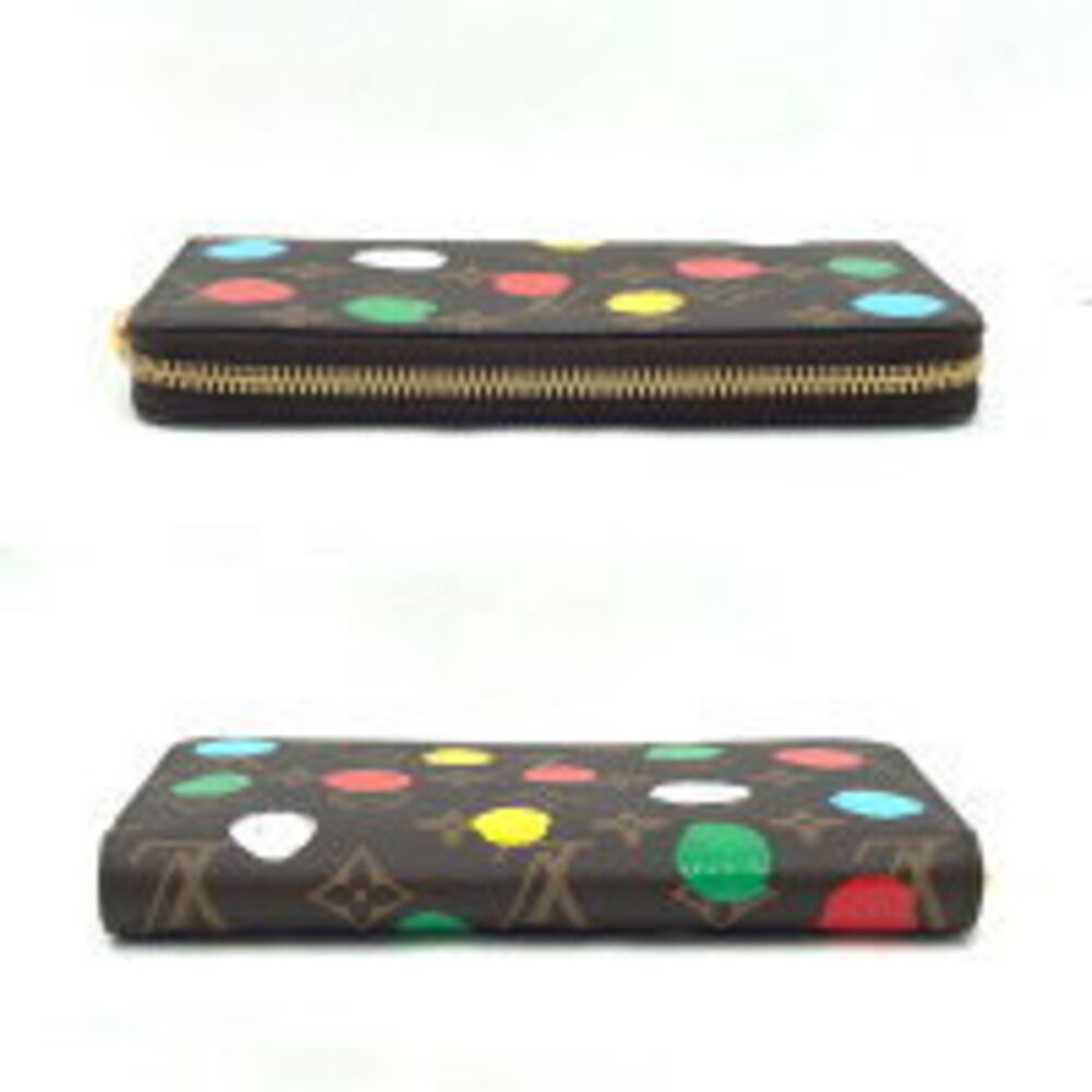 Louis Vuitton Yayoi Kusama Painted Dots Zippy Long Wallet Brown - Picture 2 of 7